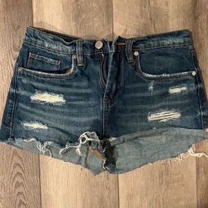 Denim shorts